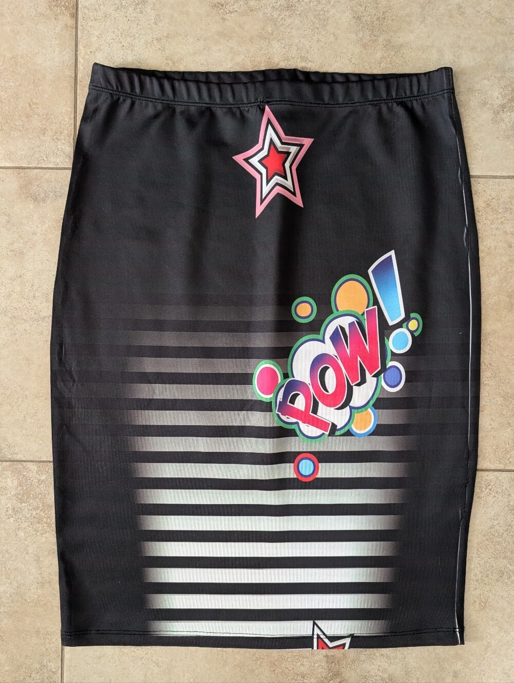 Fun cartoonesque pencil skirt